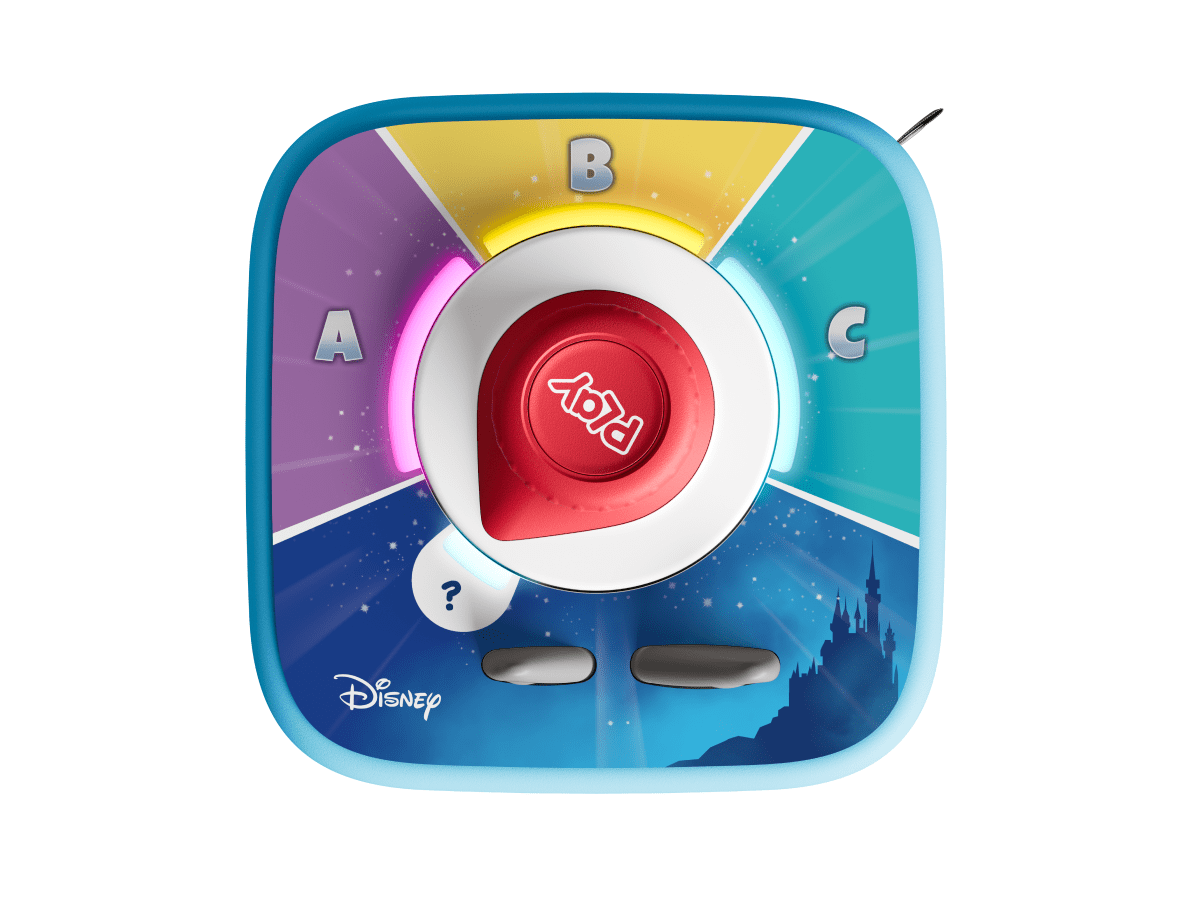 Top view of Disney Tonieplay game on a toniebox 2