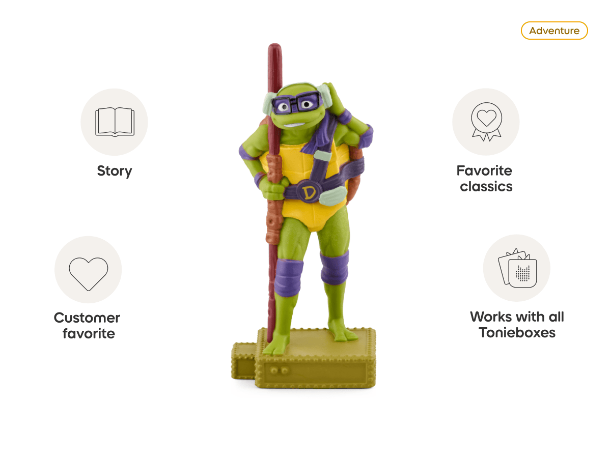 Tales of the Teenage Mutant Ninja Turtles- DonatelloTonie audio figurine from the adventure category, inspiring audio journeys and imaginative play
