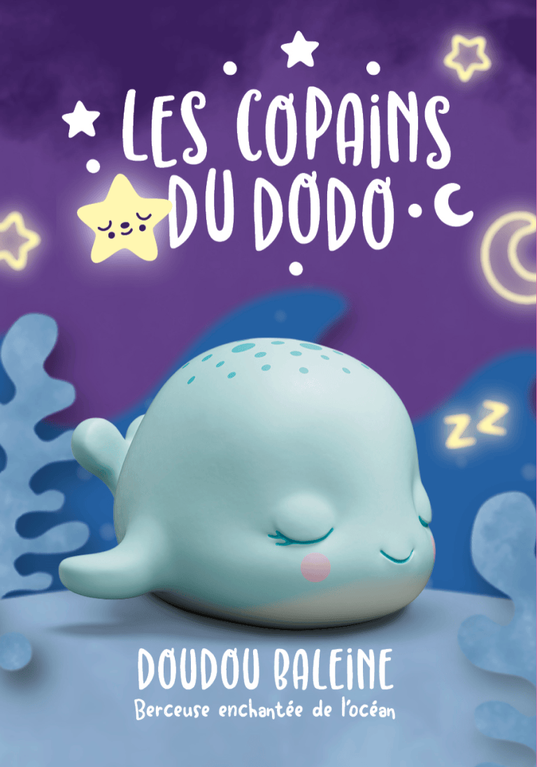 Les copains du dodo - Doudou Baleine (French) | Illustration