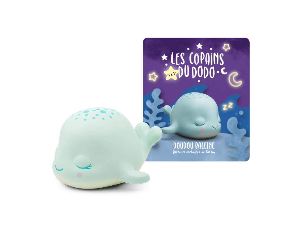 Les copains du dodo - Doudou Baleine (French) Tonie audio figurine with content illustration