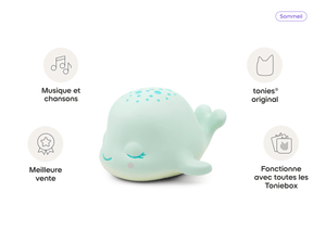 Les copains du dodo - Doudou Baleine (French) Tonie audio figurine from the sommeil category, inspiring audio journeys and imaginative play