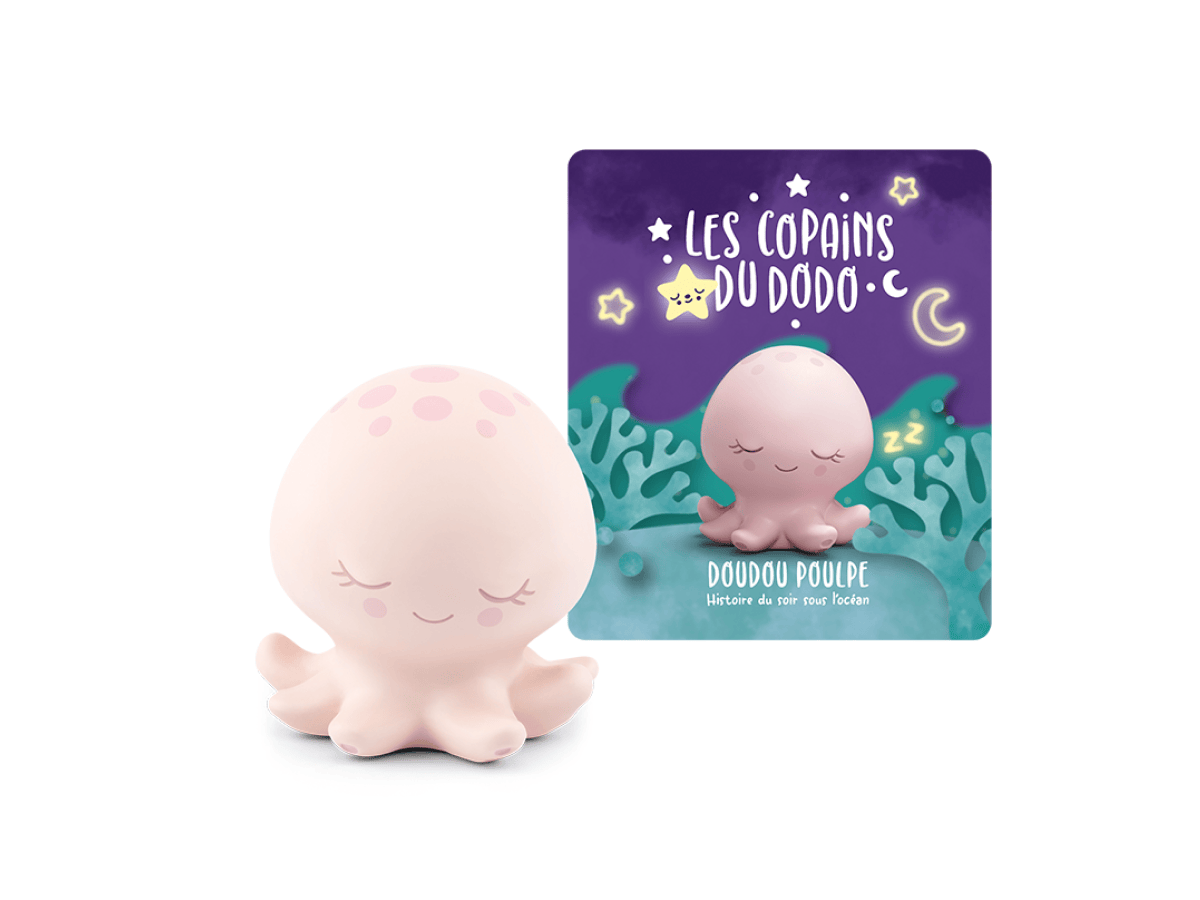 Les copains du dodo-Doudou Poulpe (French) Tonie audio figurine with content illustration