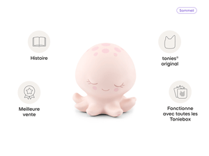 Les copains du dodo-Doudou Poulpe (French) Tonie audio figurine from the sommeil category, inspiring audio journeys and imaginative play