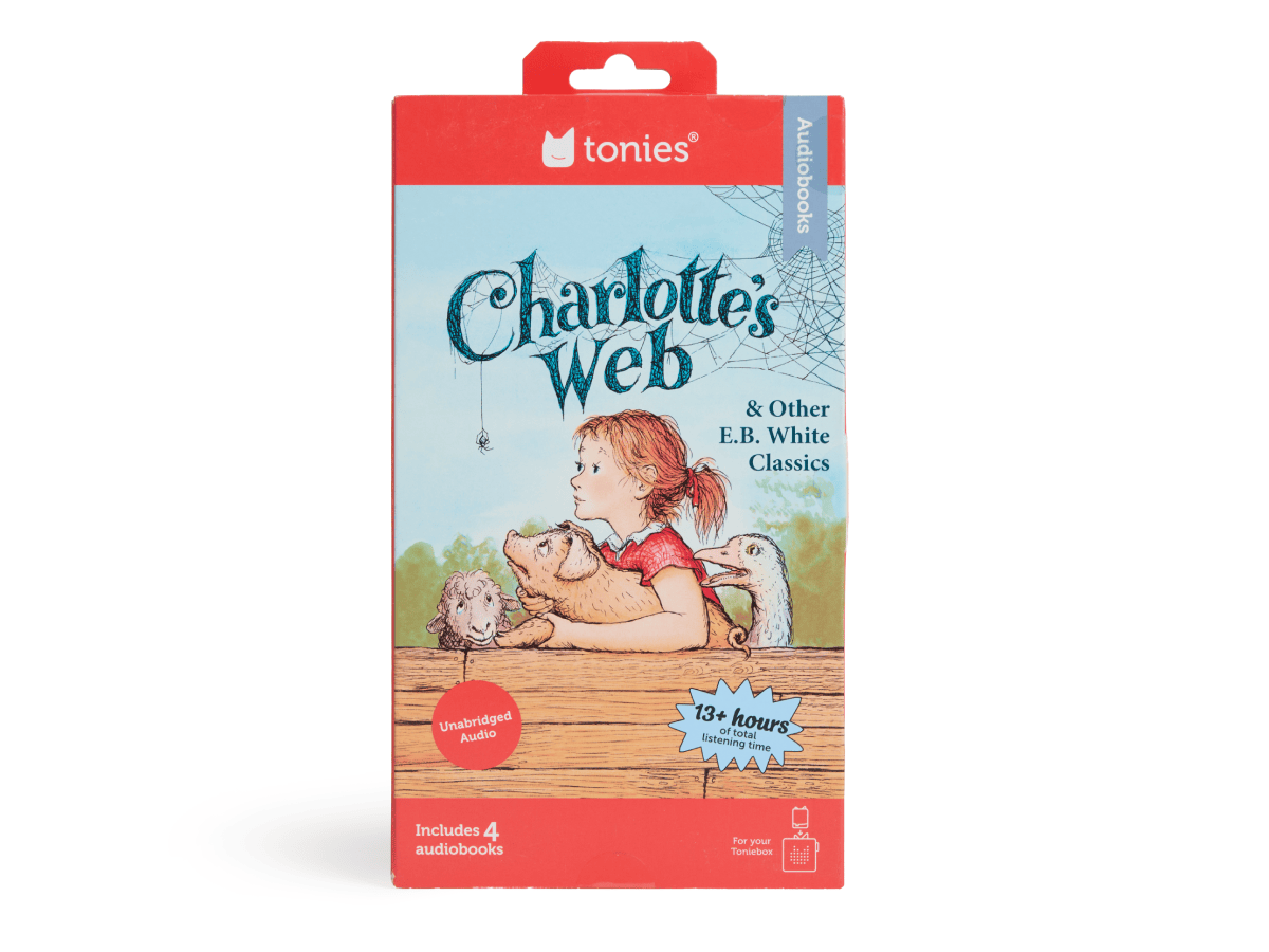 Front view of E.B. White Collection Audiobook Tonies - 4 Pack Packaging