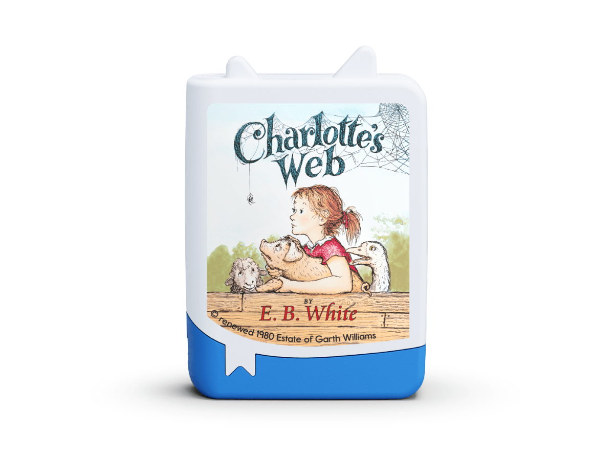 EB White audiobook audio figurine for the Toniebox, which plays audio content