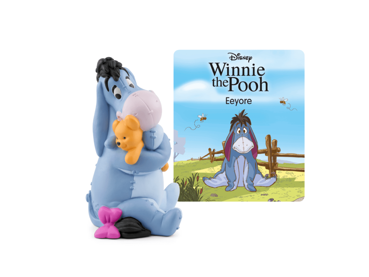 Disney Eeyore Tonie audio figurine with content illustration