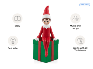 The Elf on the Shelf Tonie audio figurine, inspiring audio journeys and imaginative play