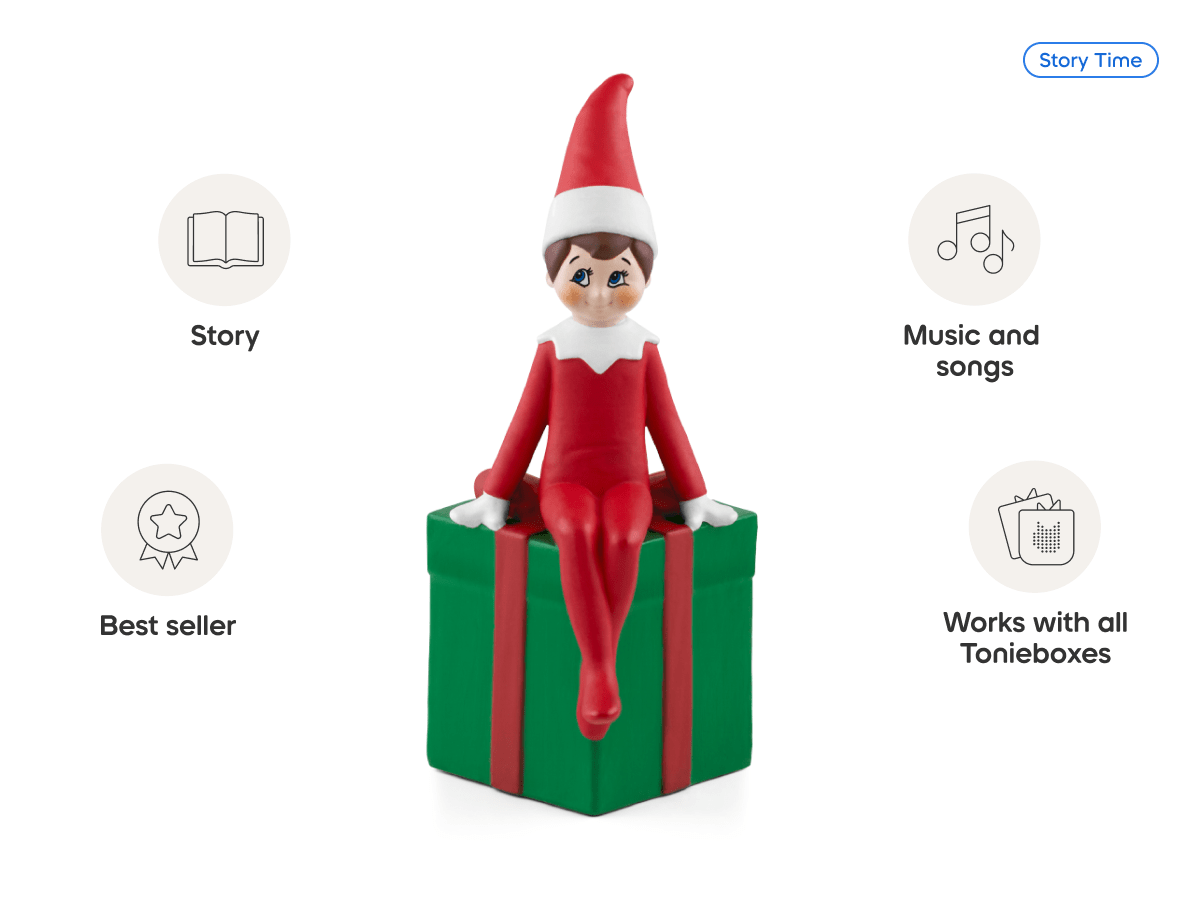 The Elf on the Shelf Tonie audio figurine, inspiring audio journeys and imaginative play