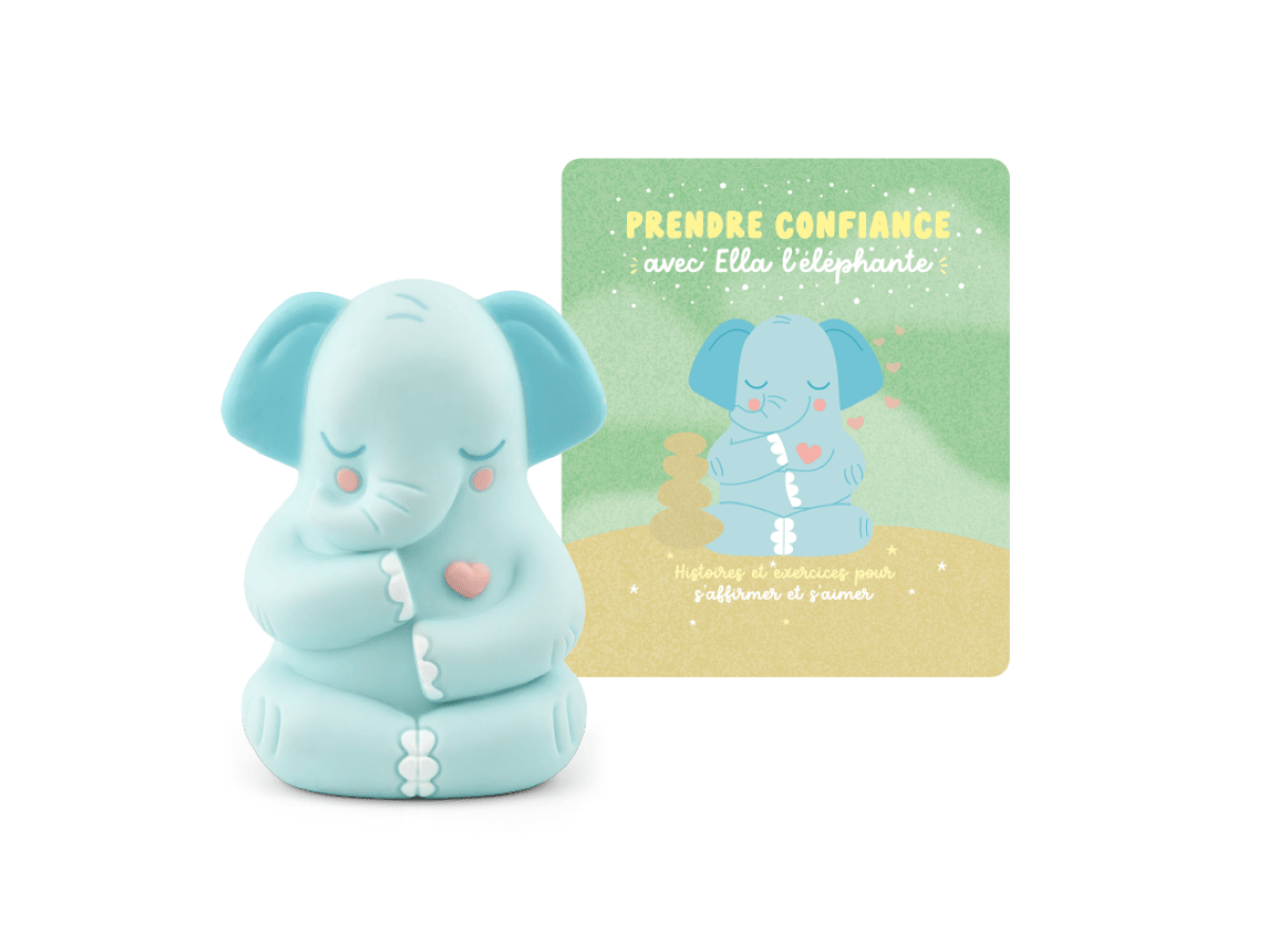 Ma pause Zen - Prendre confiance avec Ella l’éléphante Tonie audio figurine with content illustration
