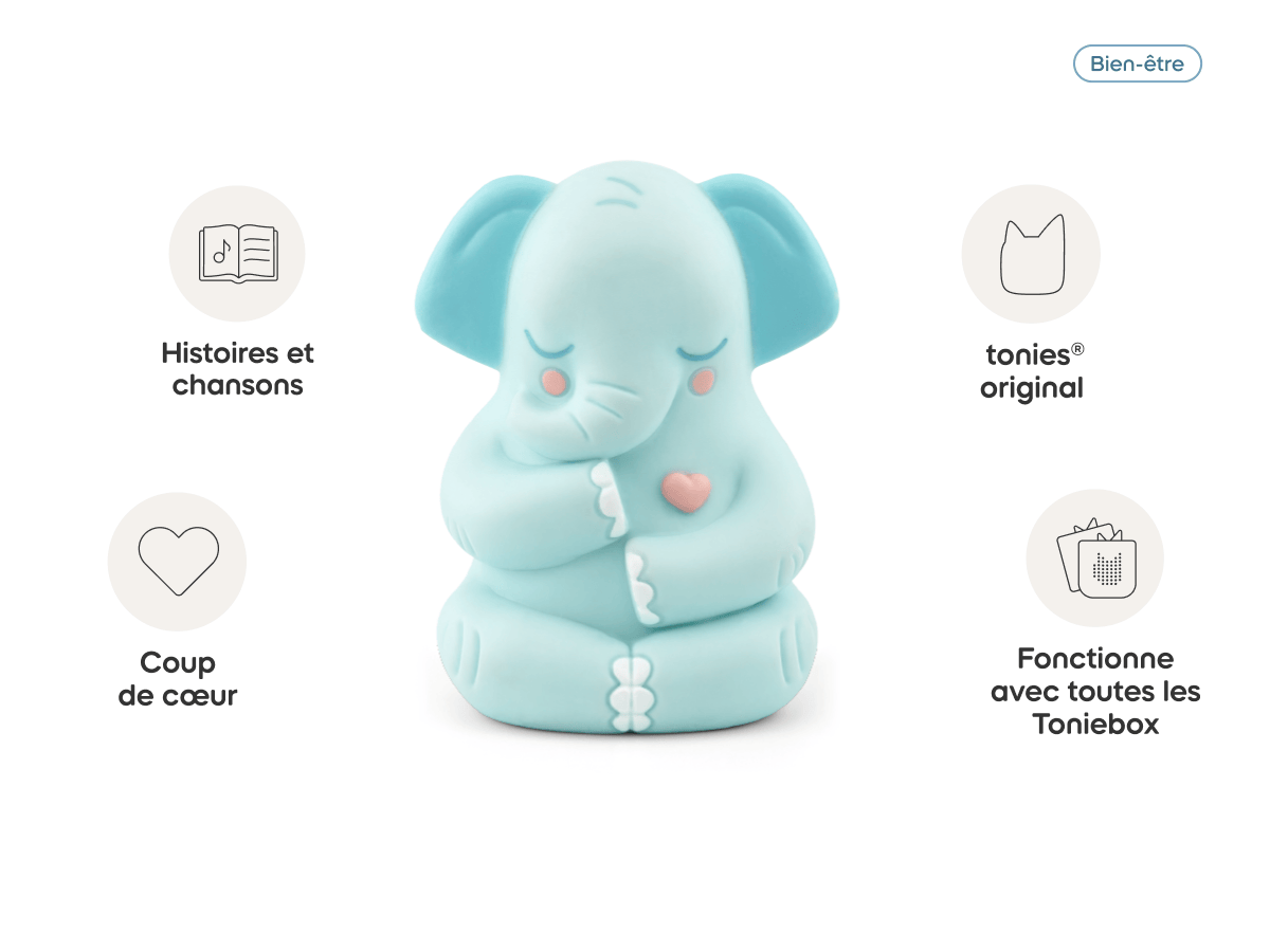 Ma pause Zen - Prendre confiance avec Ella l’éléphante Tonie audio figurine from the bien-etre category, inspiring audio journeys and imaginative play