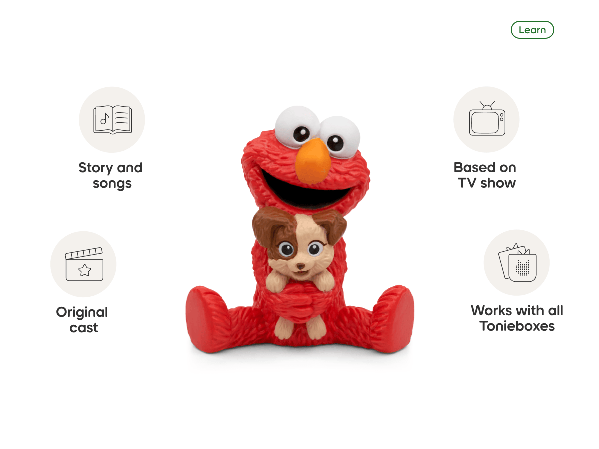 Sesame Street: Elmo & Tango Tonie audio figurine, inspiring audio journeys and imaginative play
