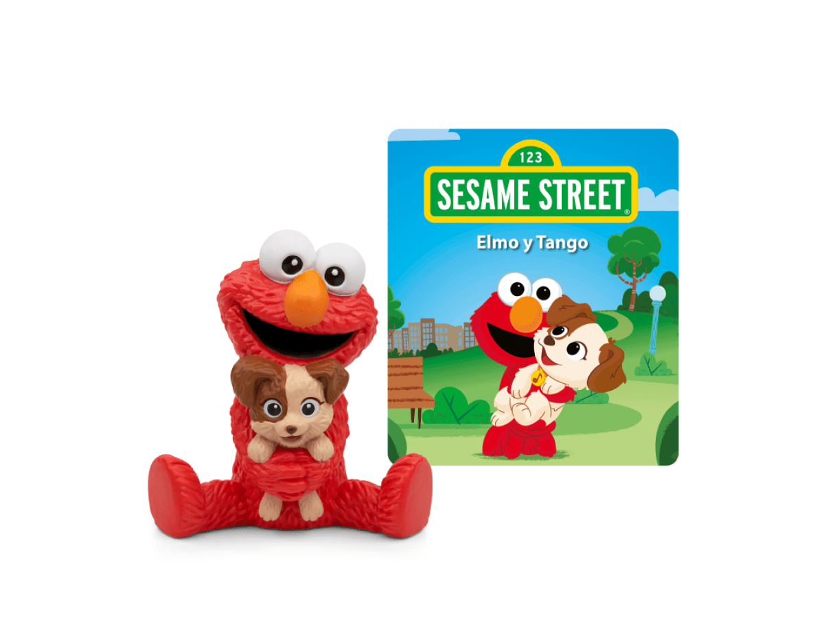 Sesame Street: Elmo & Tango Tonie with a branded content card