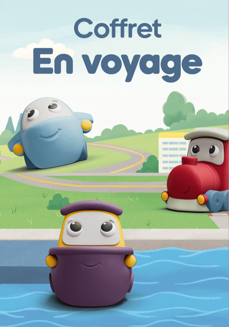 My First Tonies- Travel Set - Airplane, Ship and Train (French) | Illustration