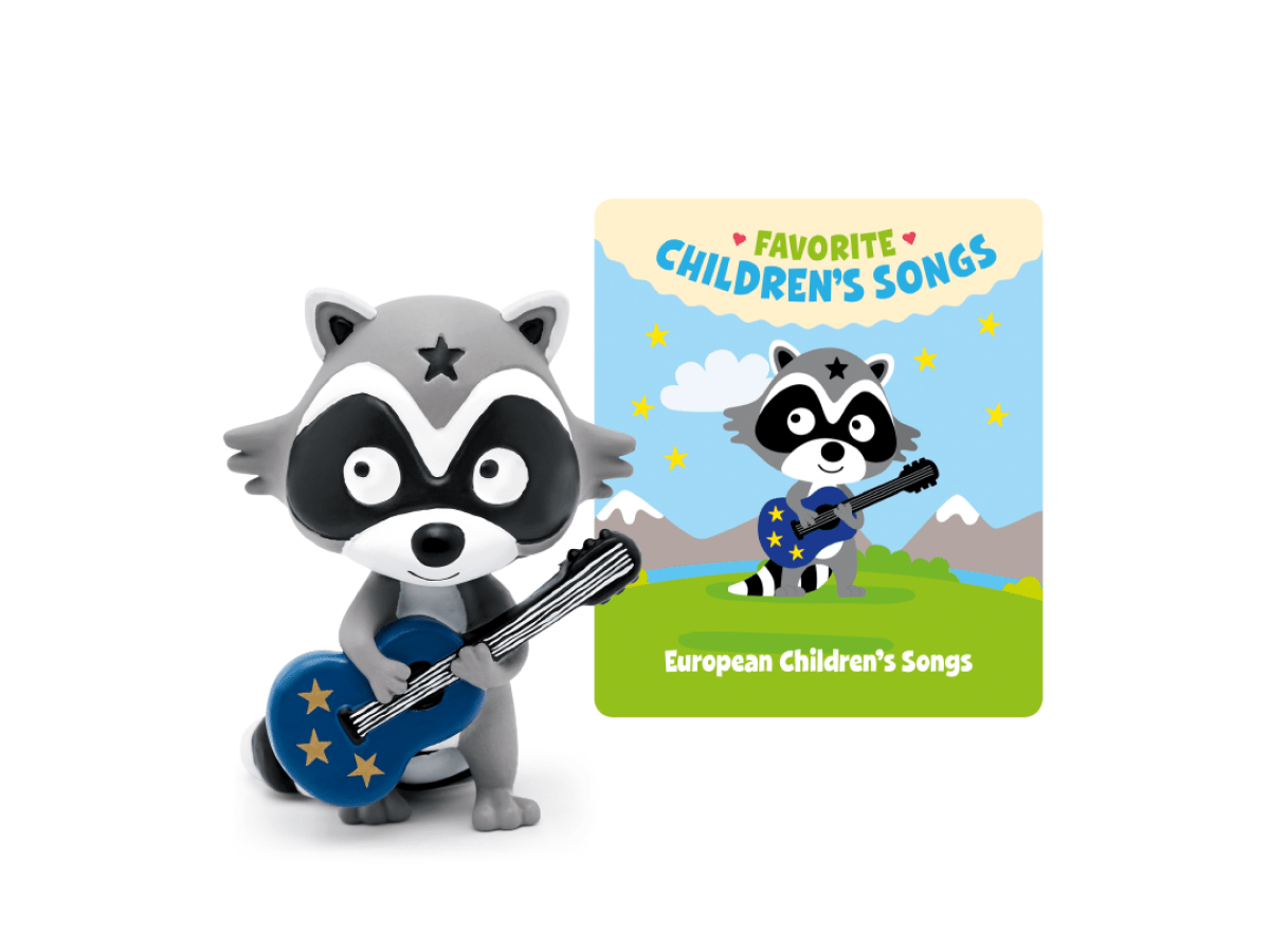 Favorite Children's Songs: European Children's Songs Tonie with a branded content card