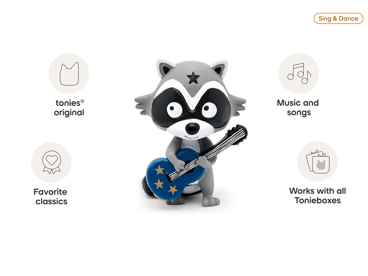 Favorite Children's Songs European Children's Songs Tonie audio figurine, inspiring audio journeys and imaginative play