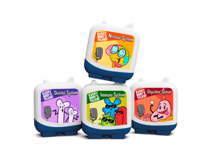 Every Body's Talkin audio figurine for the Toniebox, which plays audio content