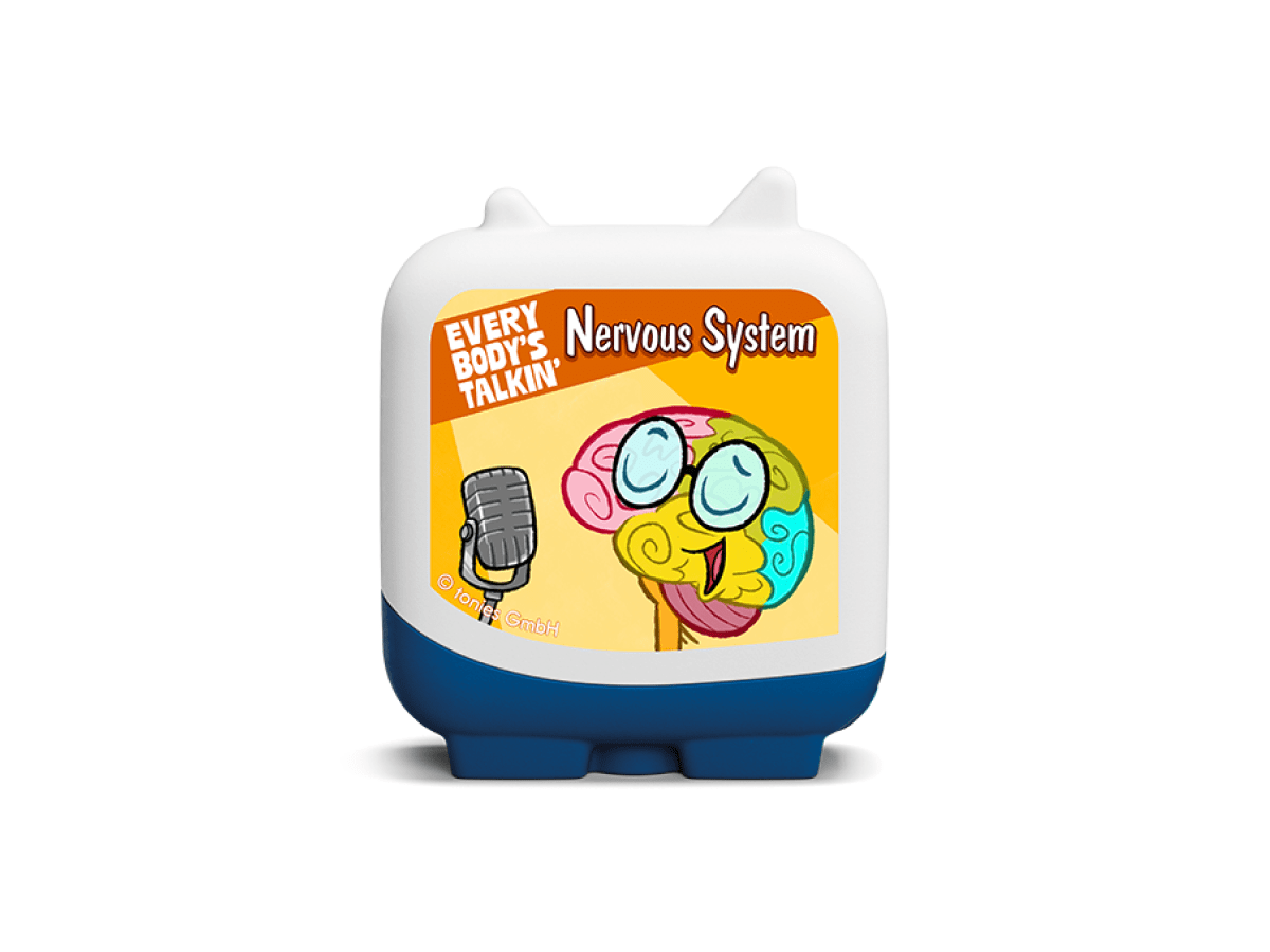 Every Body's Talkin audio figurine for the Toniebox, which plays audio content