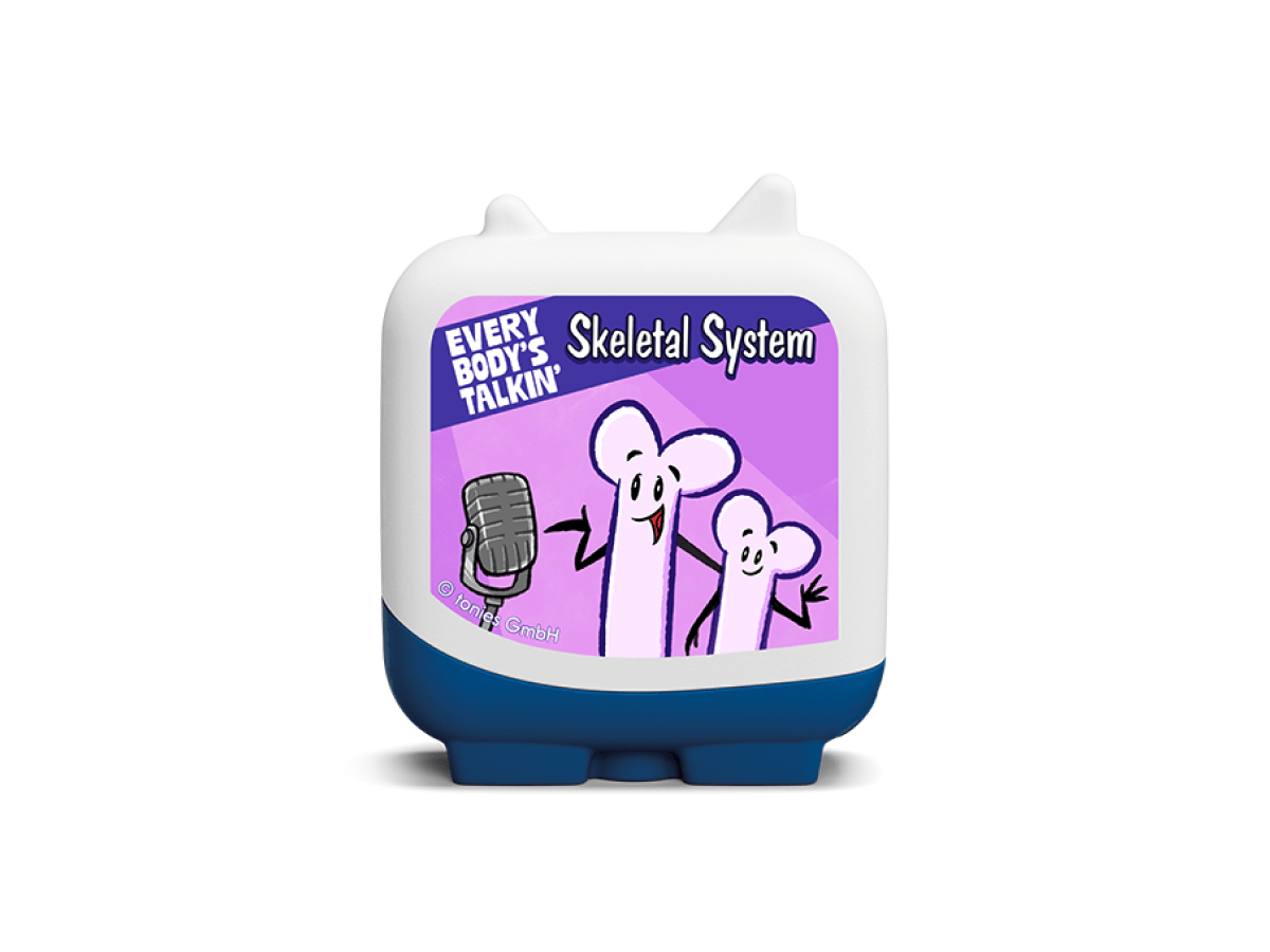 Every Body's Talkin audio figurine for the Toniebox, which plays audio content