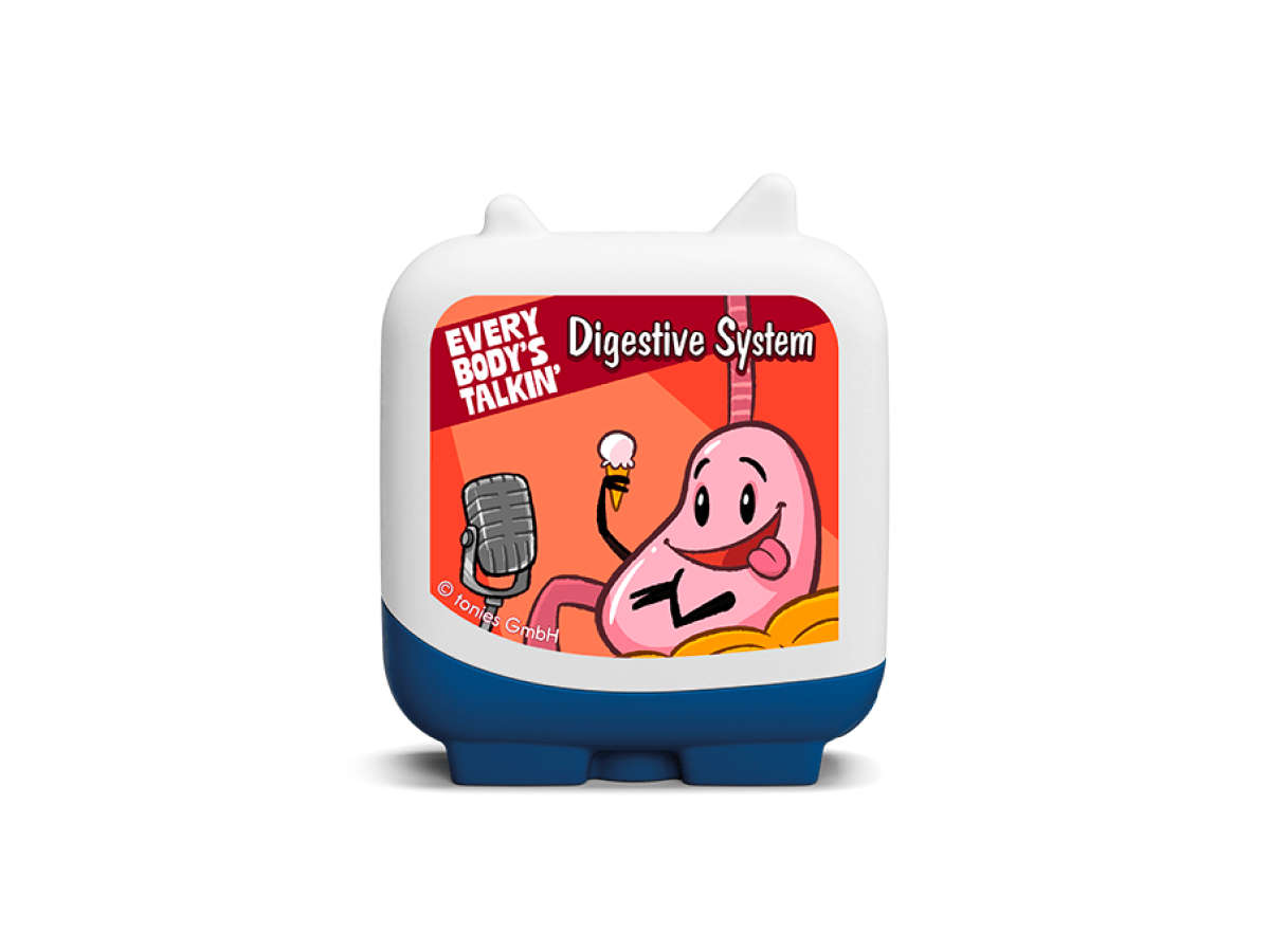 Every Body's Talkin audio figurine for the Toniebox, which plays audio content