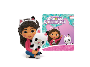 Gabby's Dollhouse Tonie with a branded content card