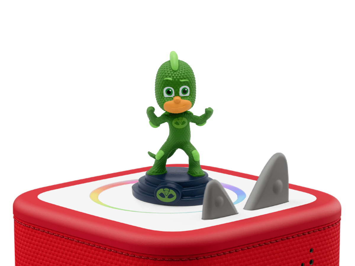 PJ Masks: Gekko Tonie on a Red Toniebox