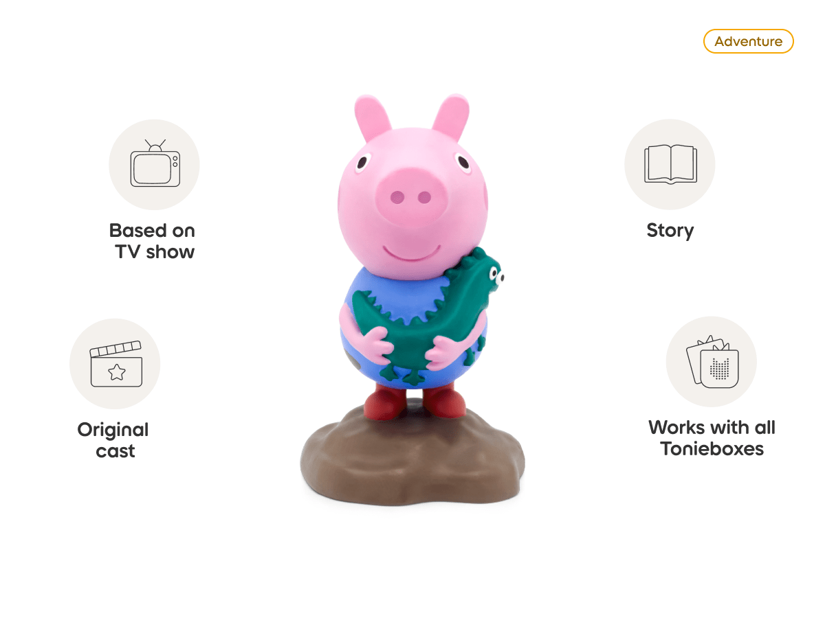 George audio figurine, inspiring audio journeys and imaginative play