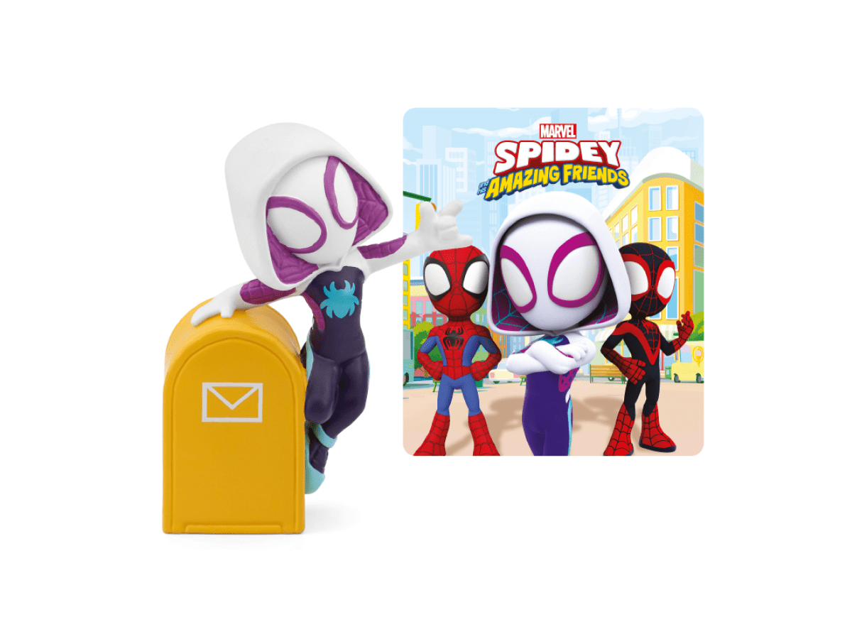 Marvel's Spidey and His Amazing Friends: Ghost-Spider Tonie with a branded content card