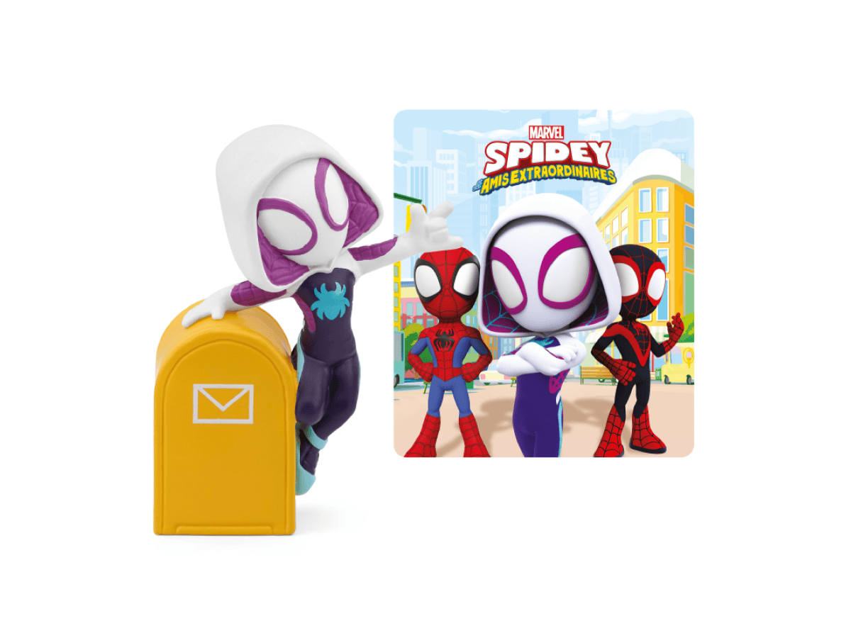 Marvel Spidey Et Ses Amis Extraordinaires: Ghost-Spider Tonie (Français) audio figurine with content illustration