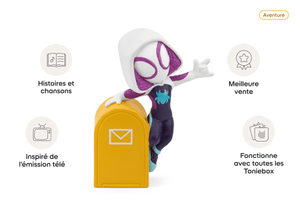 Marvel Spidey Et Ses Amis Extraordinaires: Ghost-Spider Tonie (Français) audio figurine, inspiring audio journeys and imaginative play