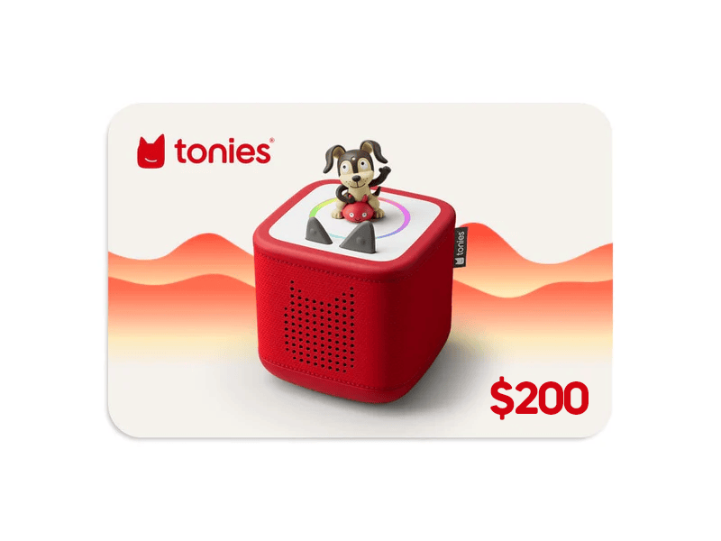 tonies digital gift card $200 value