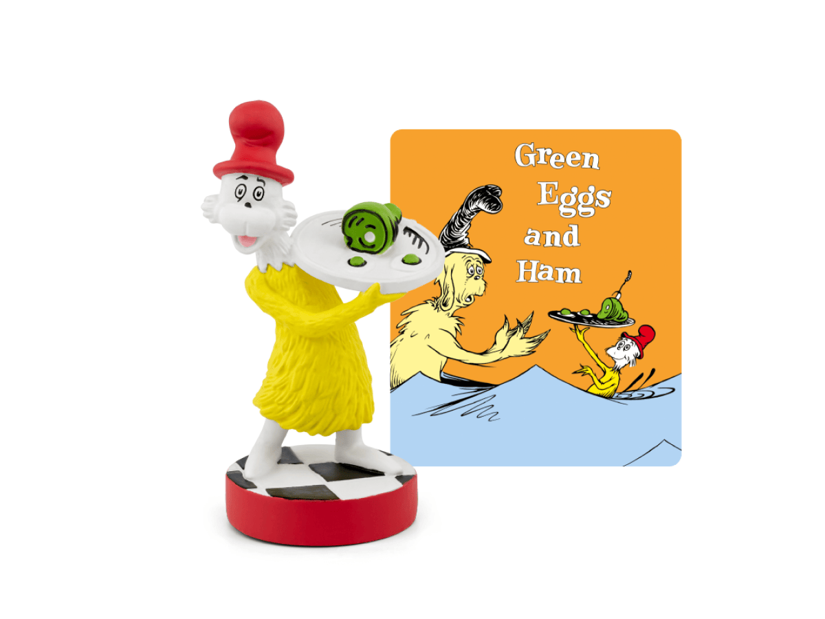 Dr. Seuss: Green Eggs & Ham Tonie audio figurine with content illustration