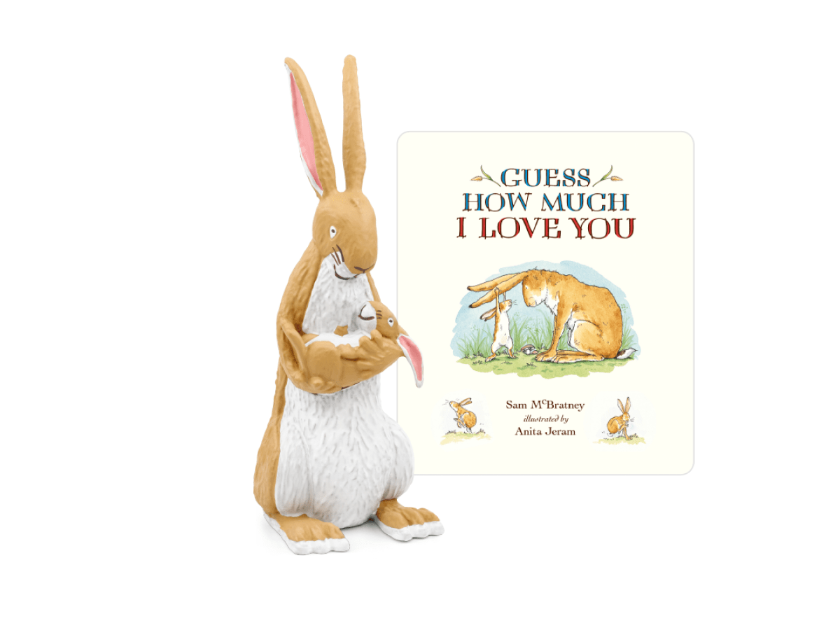 Guess How Much I Love You Tonie with a branded content card