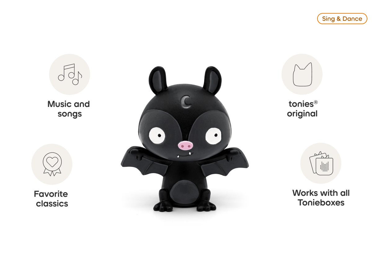 Favorite Children's Songs Halloween & Spooky Songs Tonie audio figurine, inspiring audio journeys and imaginative play