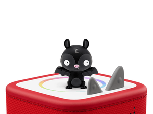 Favorite Children's Songs: Halloween & Spooky Songs Tonie on a Red Toniebox