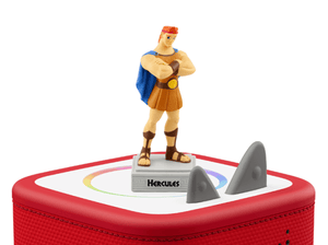 Disney Hercules Tonie on a Red Toniebox