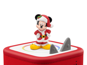 Disney Holiday Mickey Tonie on a Red Toniebox