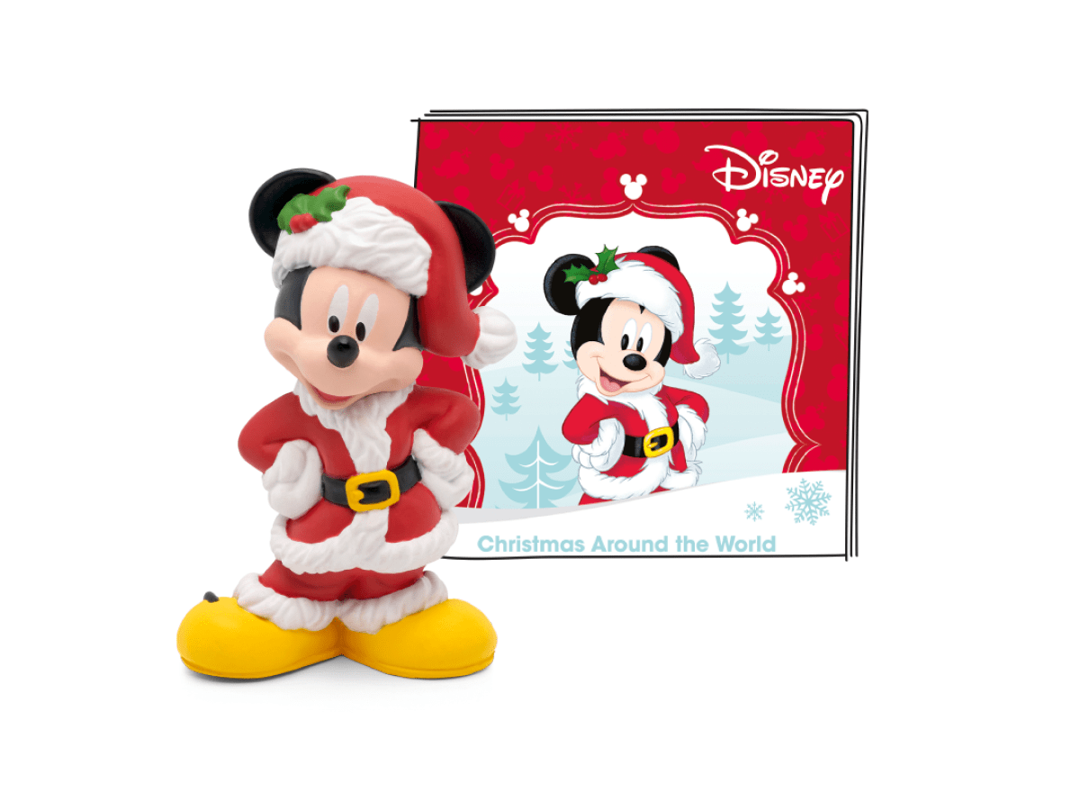 Disney Holiday Mickey Tonie with a branded content card