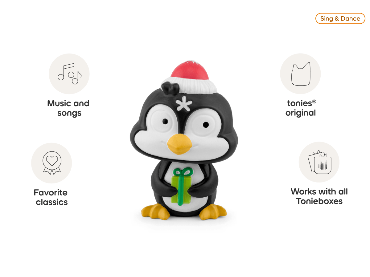 Favorite Children's Songs Holiday Songs Tonie audio figurine, inspiring audio journeys and imaginative play