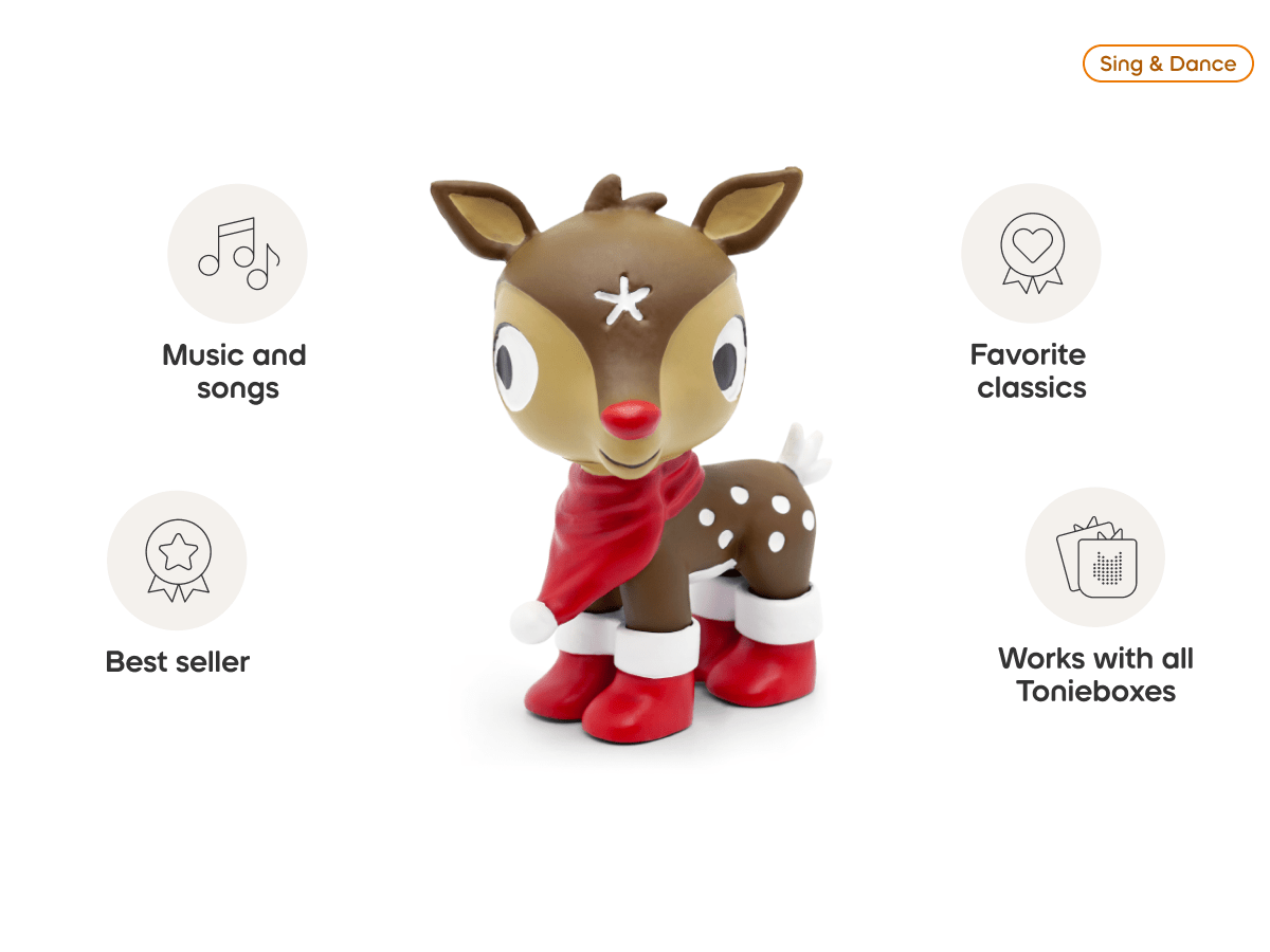 Favorite Children’s Songs Holiday Songs 2 Tonie audio figurine, inspiring audio journeys and imaginative play