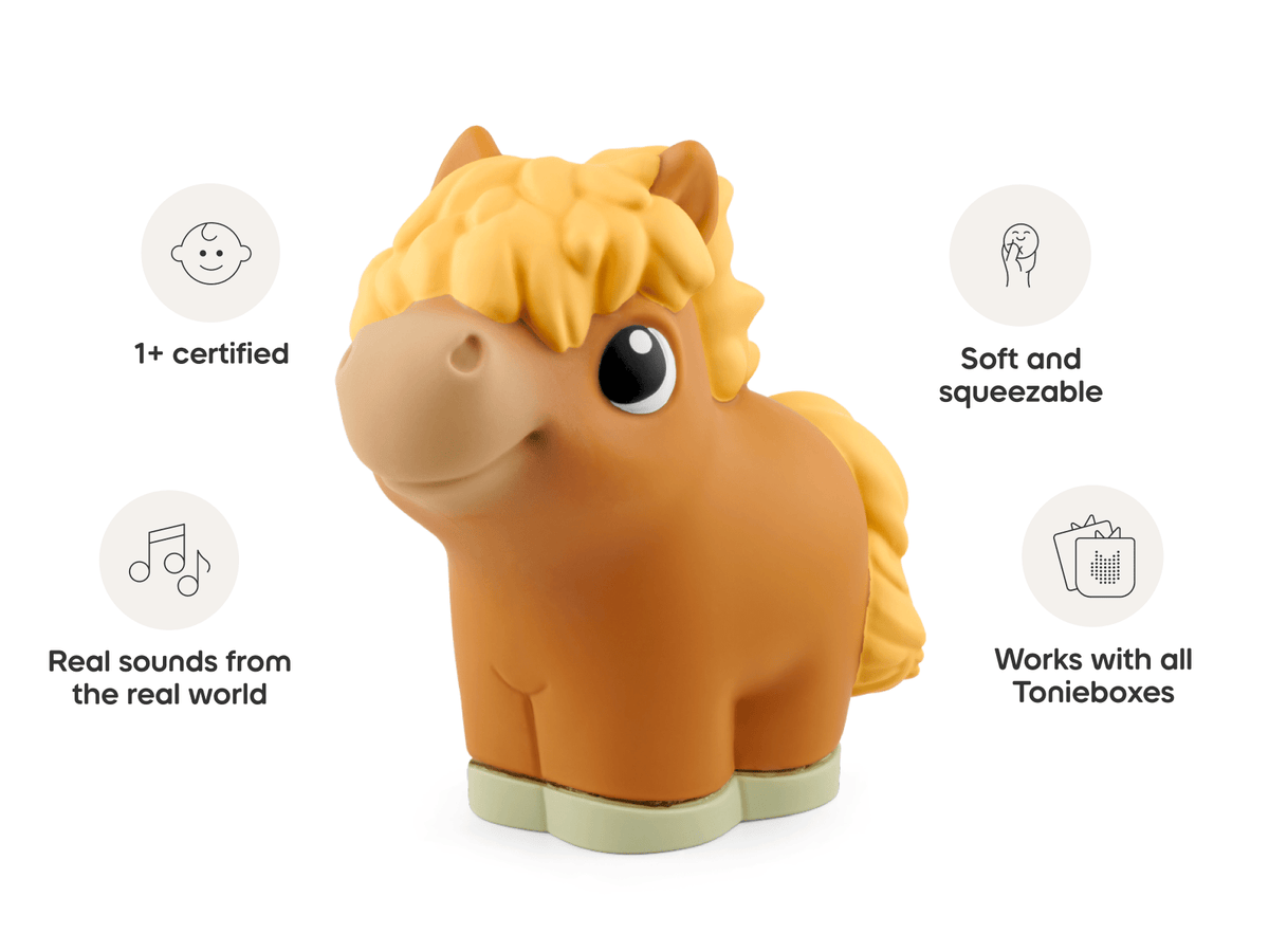 My First Tonies Horse Audio Figurine, A My First Tonie That Is Soft And Squeezable For Kids 1+