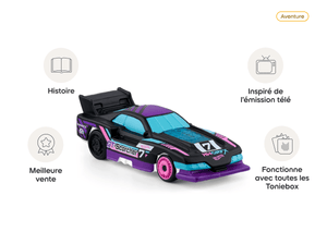 Hot Wheels (French) Tonie audio figurine from the aventure category, inspiring audio journeys and imaginative play