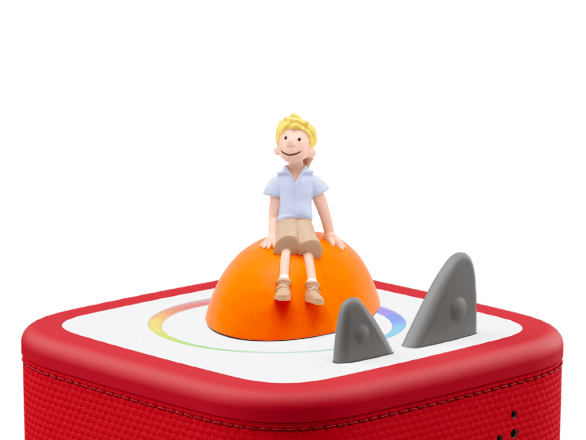 Roald Dahl: James & the Giant Peach Tonie on a Red Toniebox