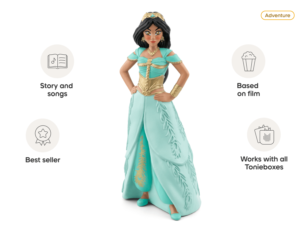 Jasmine audio figurine, inspiring audio journeys and imaginative play