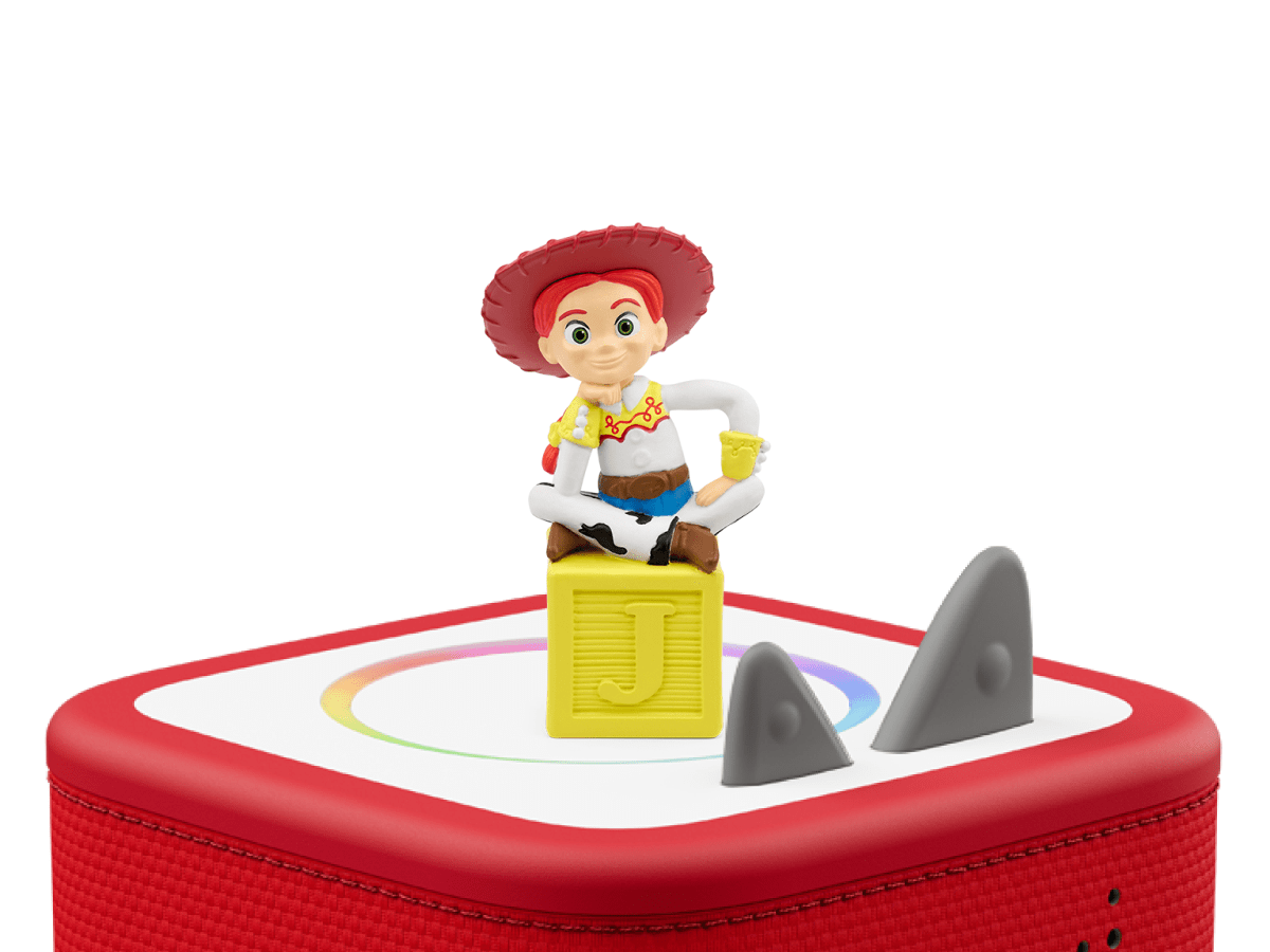 Disney & Pixar Toy Story 3 & 4: Jessie Tonie on a Red Toniebox