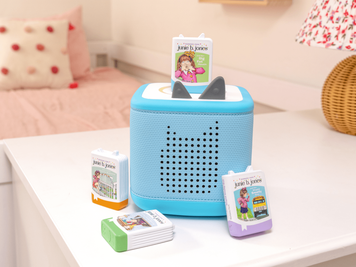 Lifestyle Image Of A Toniebox 2 And Junie B Jones