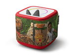 Jurassic Park Sleeve on a red Toniebox 2