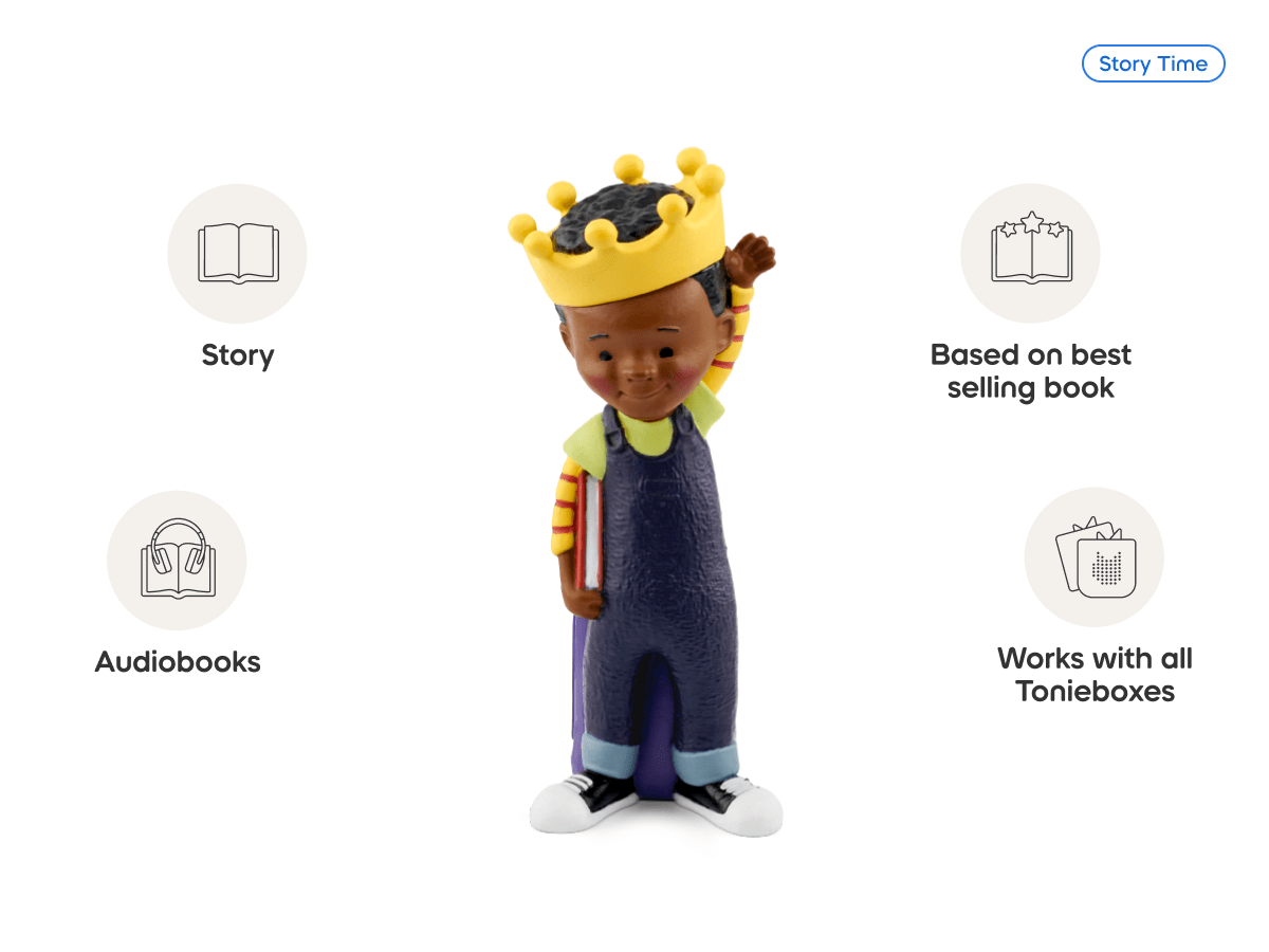 King of Kindergarten Tonie audio figurine, inspiring audio journeys and imaginative play
