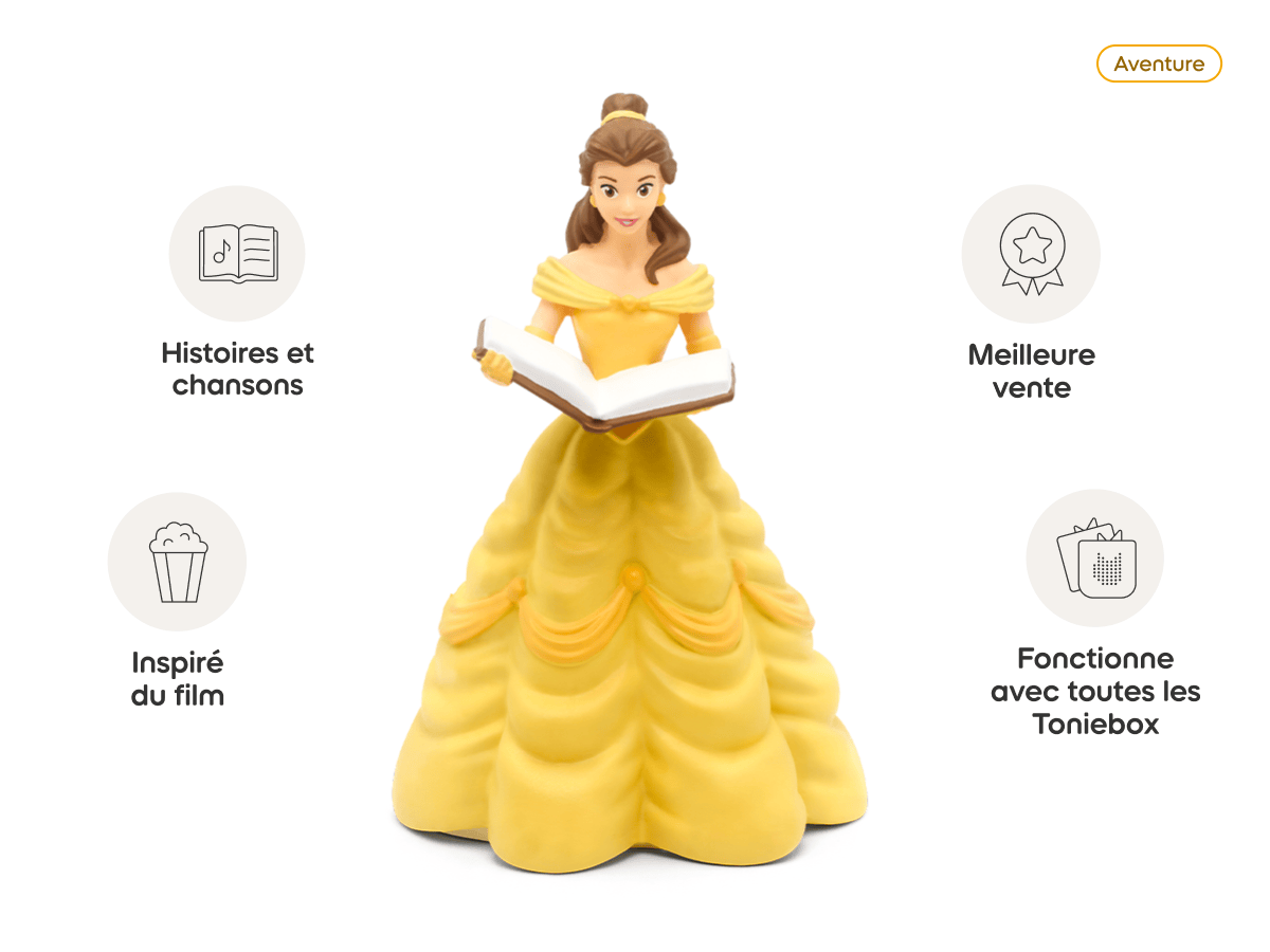 Disney La Belle Et La Bête Tonie (Français) audio figurine, inspiring audio journeys and imaginative play