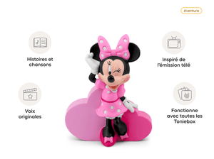 Disney Minnie Mouse Clubhouse (French) Tonie audio figurine from the adventure category, inspiring audio journeys and imaginative play