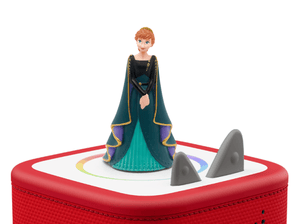 Disney Frozen 2: Anna Tonie on a red Toniebox 2 ready to play audio stories and songs